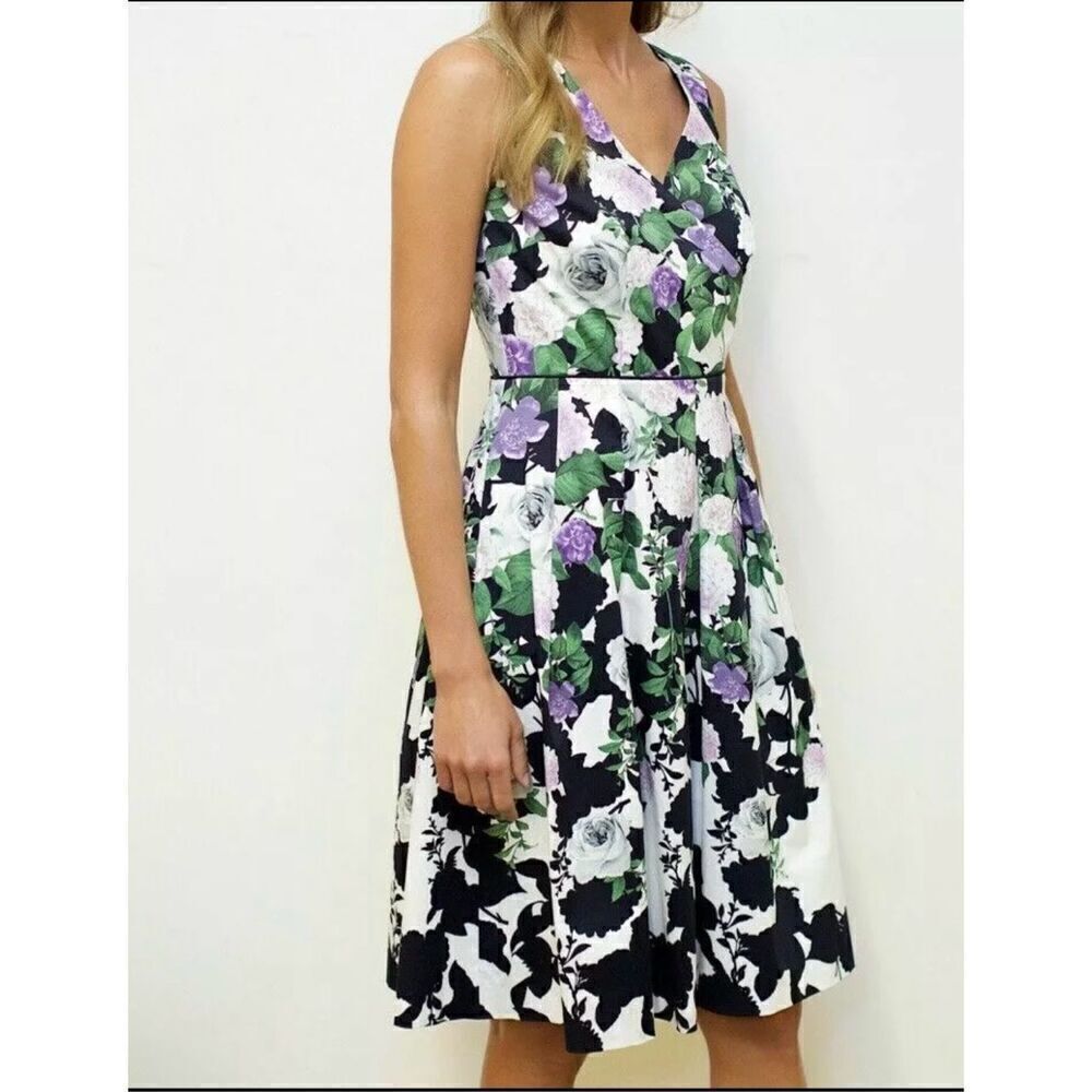 Talbots Oprah Magazine Collection Floral Dress 6P fairy whimsical cocktail party